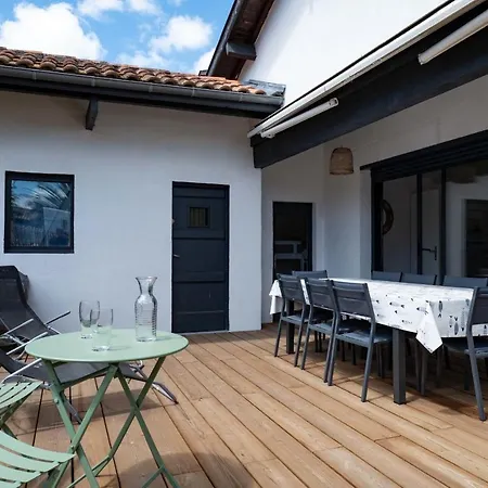 شقة Nice House Arcachonese With Terrace-Garden